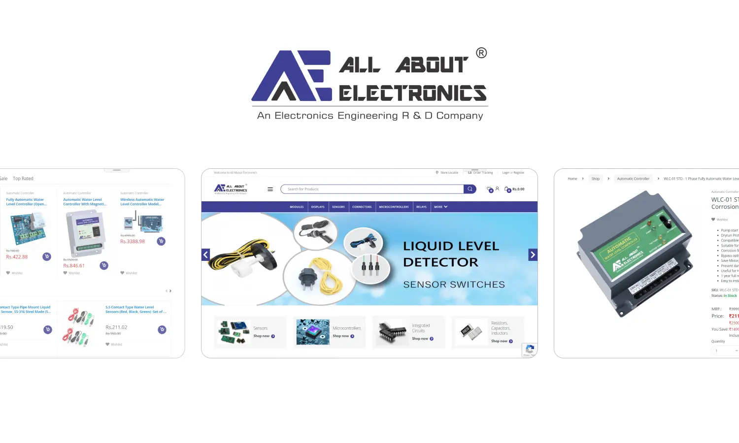 aae e-commerce website work - Praxalyte technology